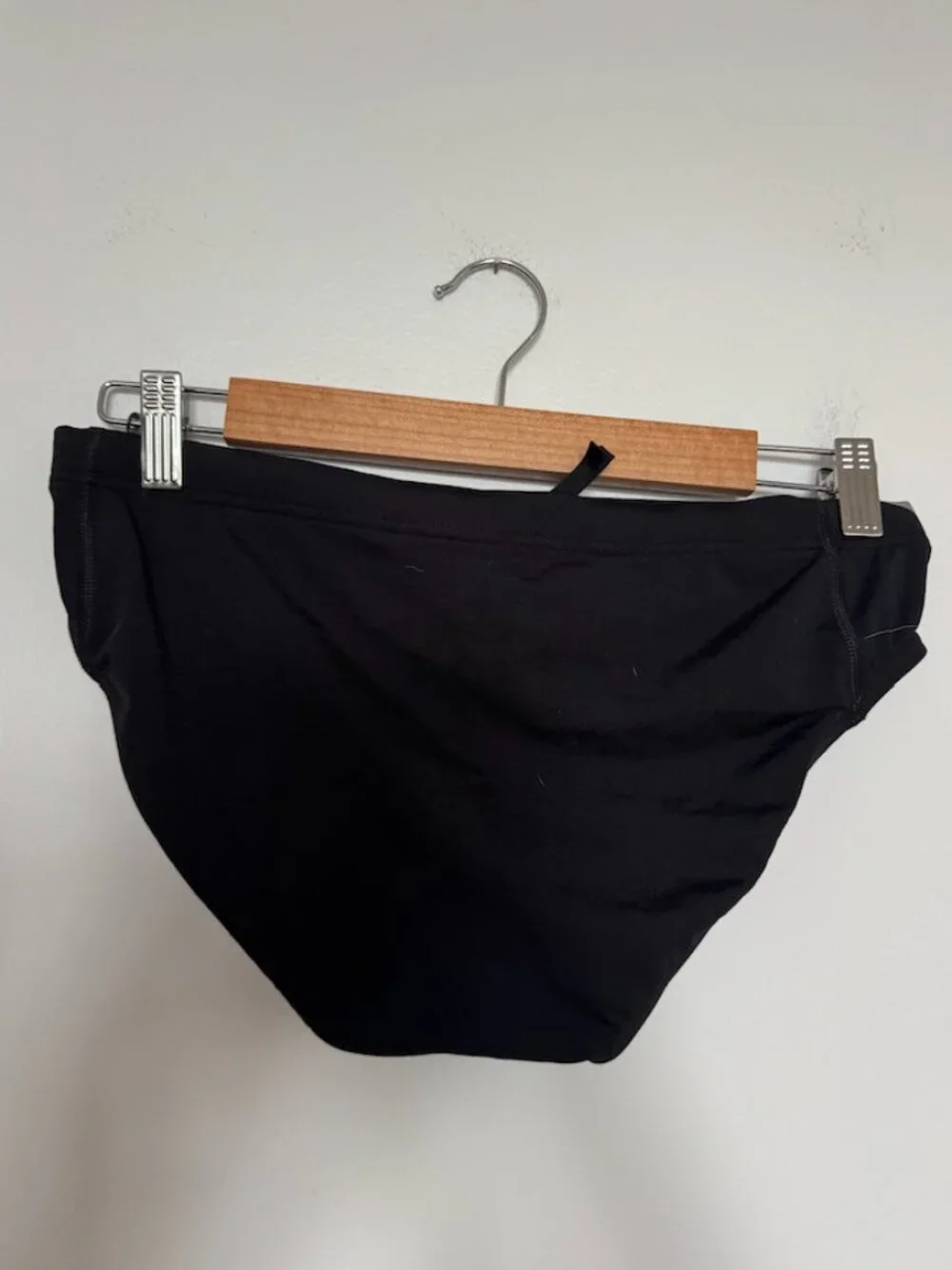Speedo Black/Gray Swim Brief in